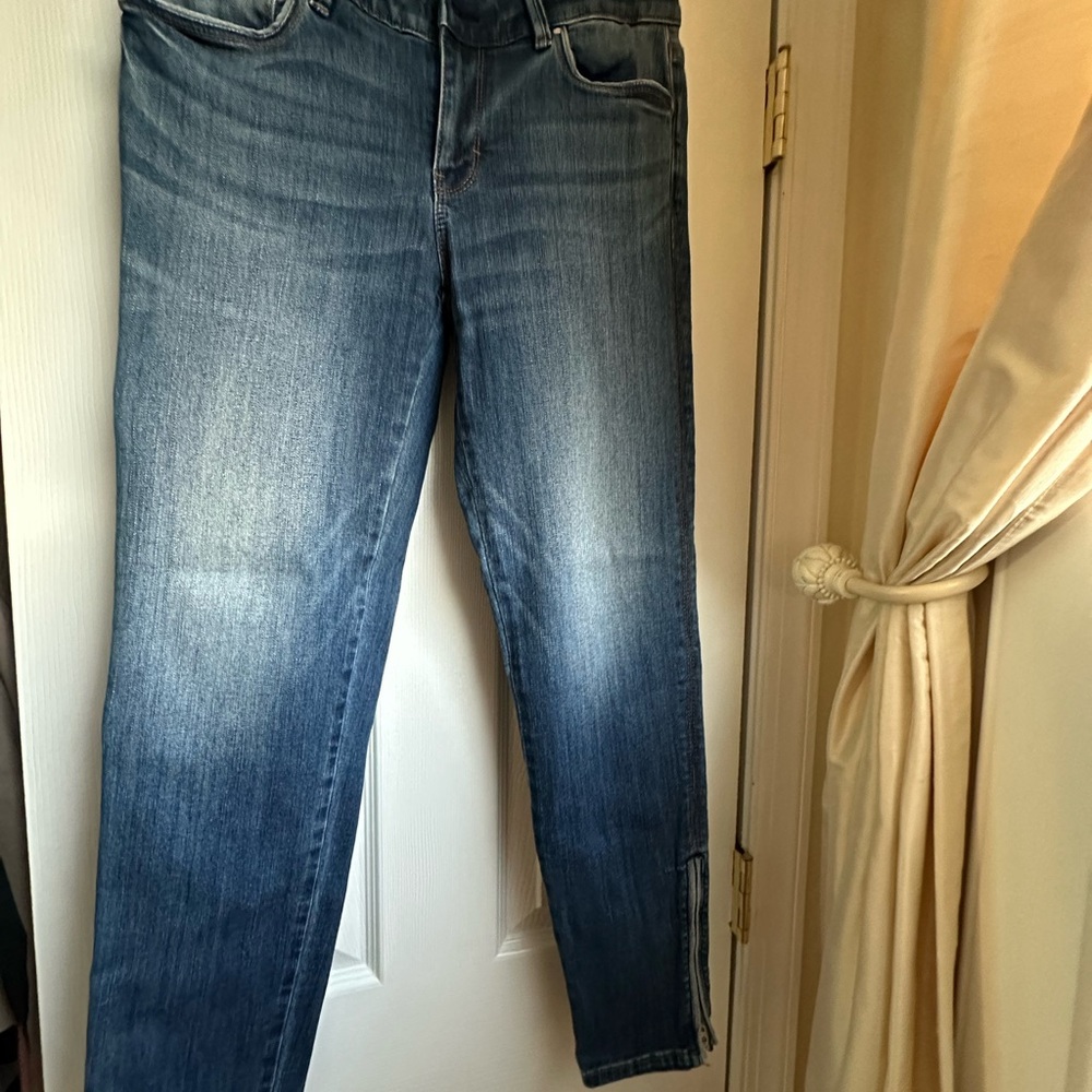 White House Black Market Blue “The Skinny” Straight Leg Jeans